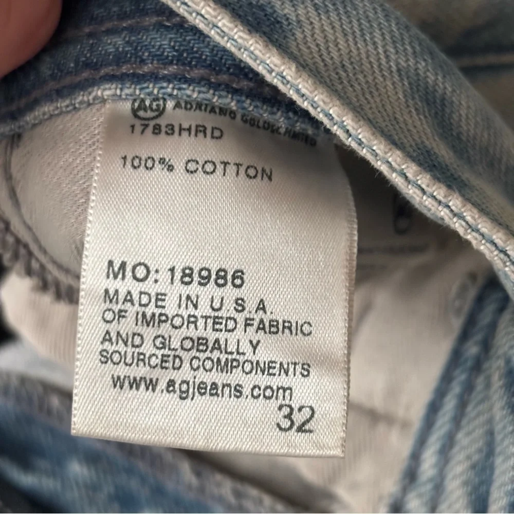 AG Jeans Men’s Tellis Modern Slim fit Size 32x34 Light Wash NWOT